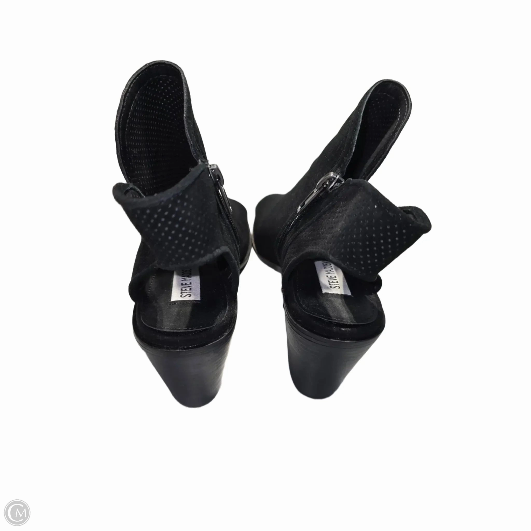 Shoes Heels Wedge By Steve Madden In Black, Size: 8