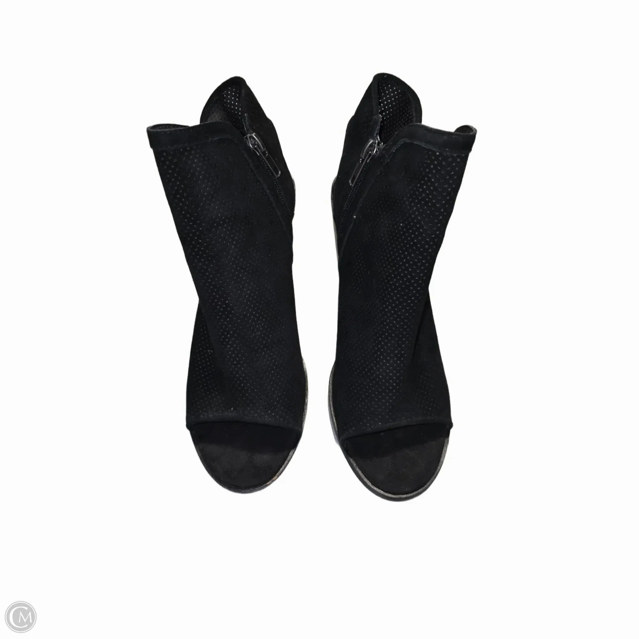Shoes Heels Wedge By Steve Madden In Black, Size: 8