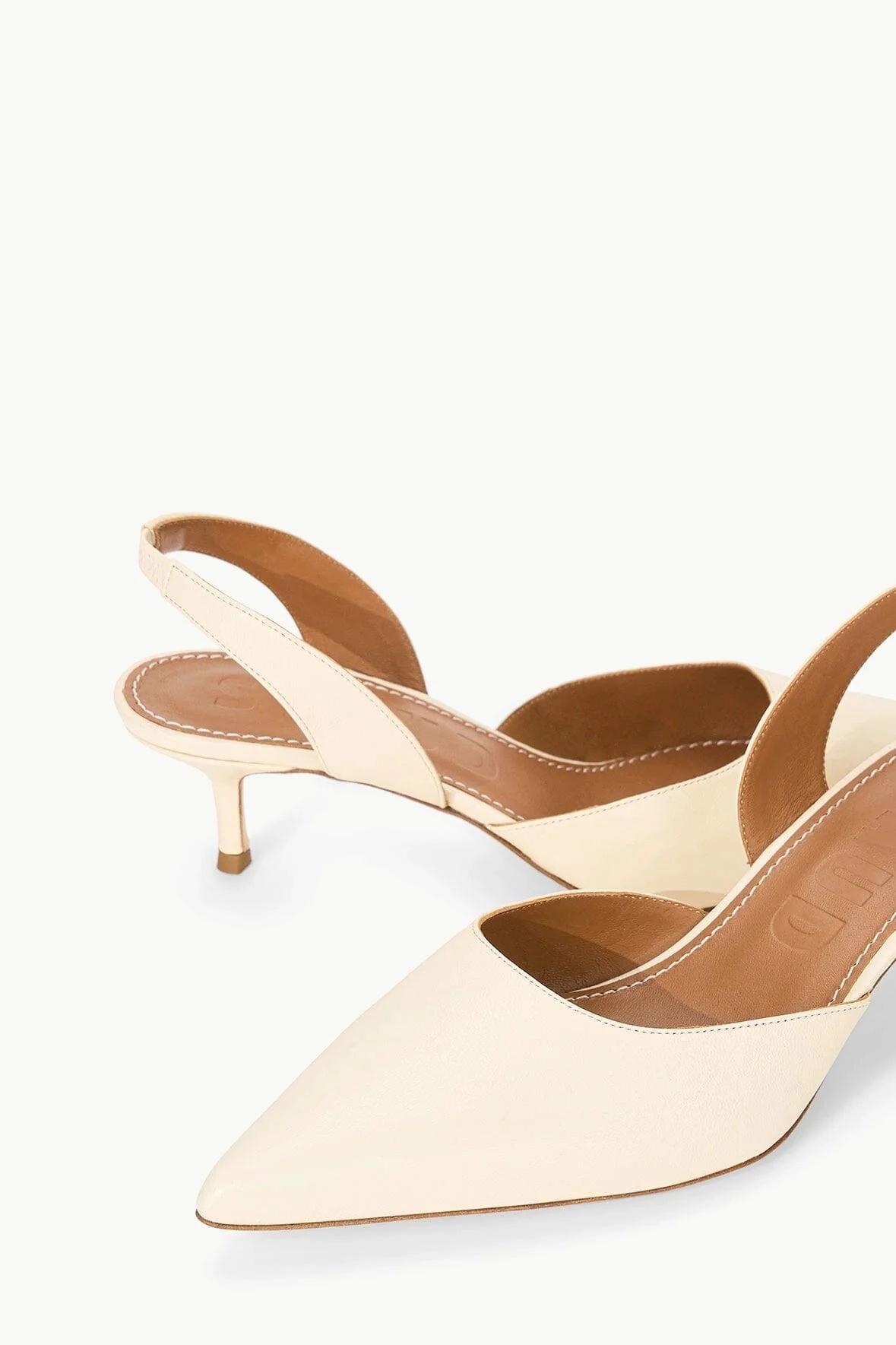 Staud - Sebastian Slingback Cream