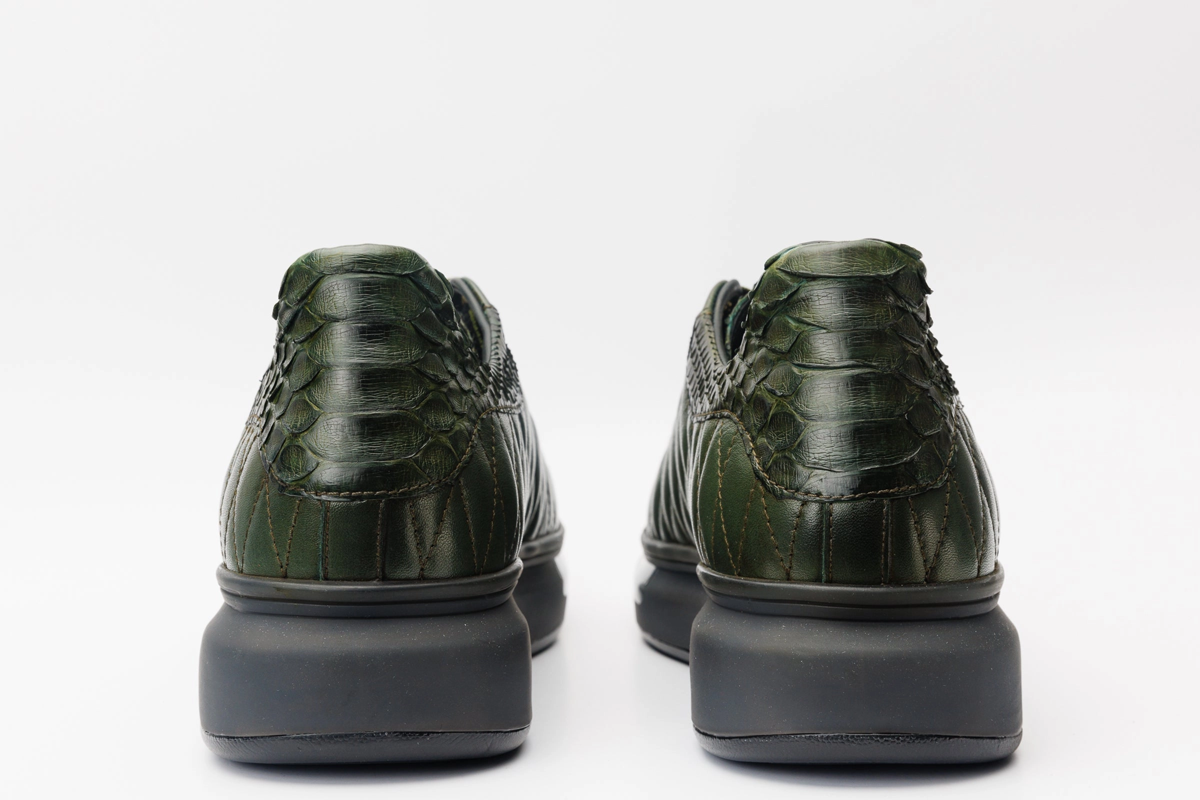 The Adler Green Snk Leather Men Sneaker Limited Edition