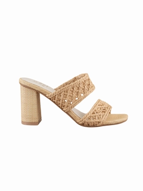 The Barbara Woven Heel in Wheat