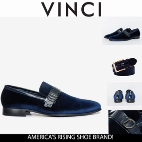 The Casaletti Navy Blue Bit Loafer Men Shoe