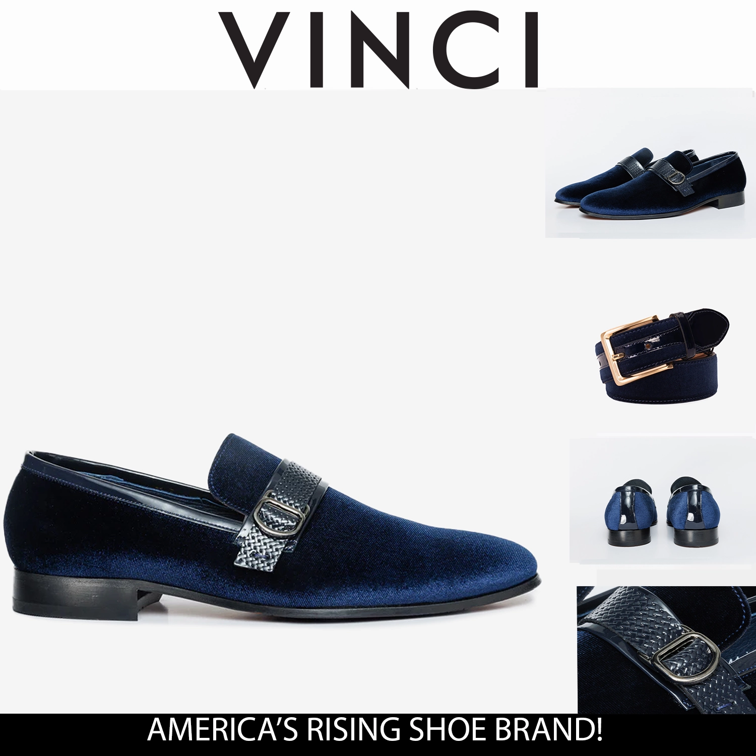 The Casaletti Navy Blue Bit Loafer Men Shoe