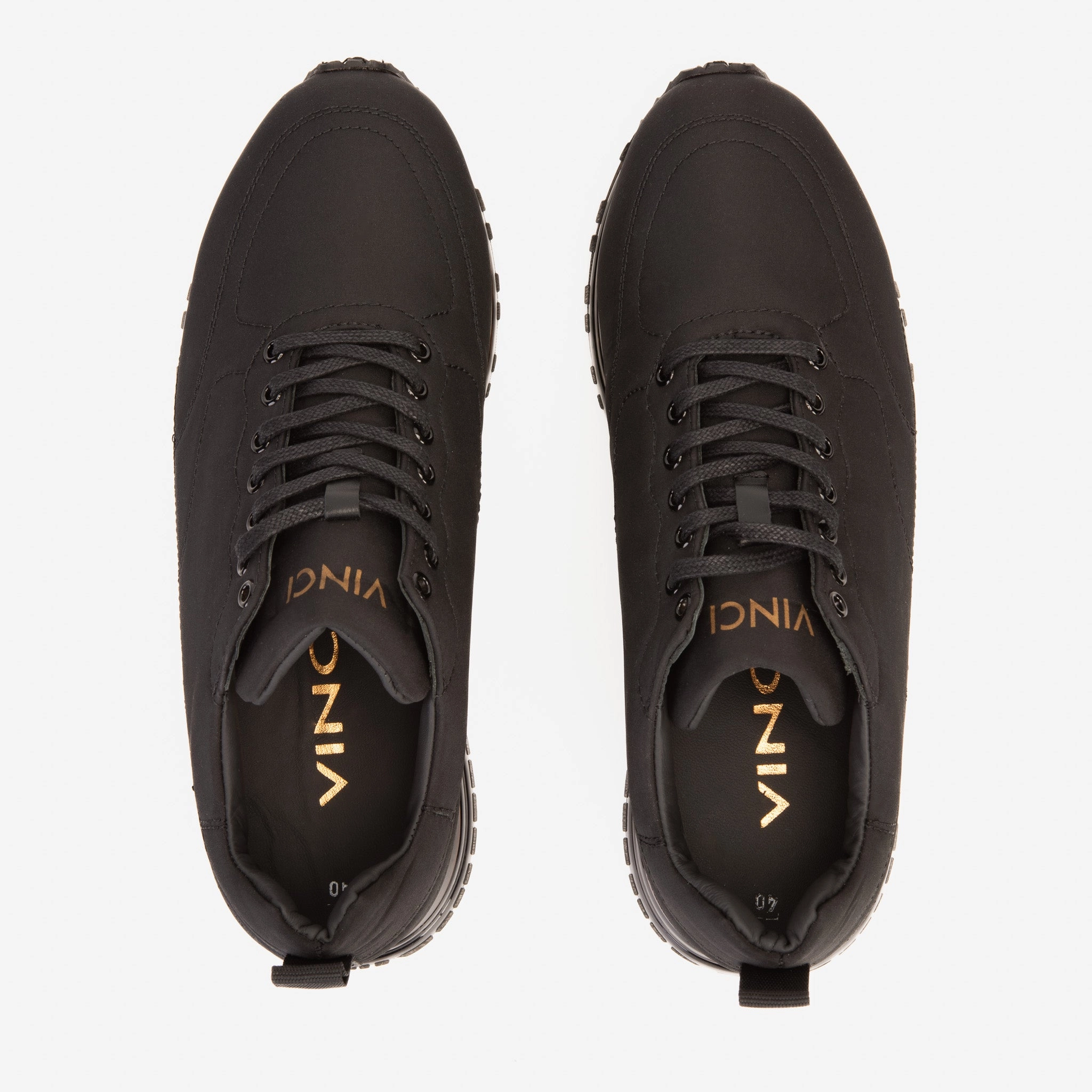 The Lexington Black Leather Men Sneaker