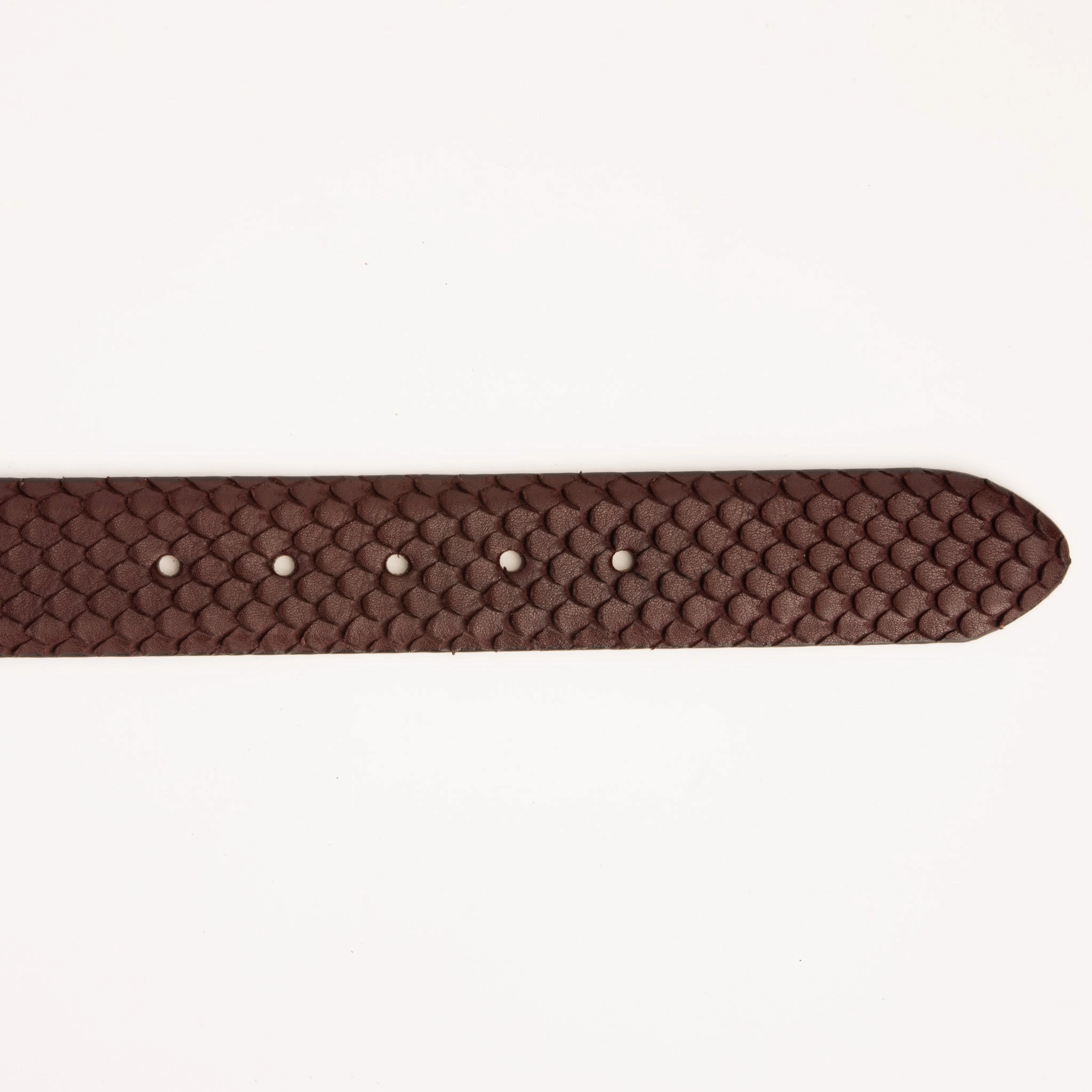 The Majesty Burgundy Leather Belt