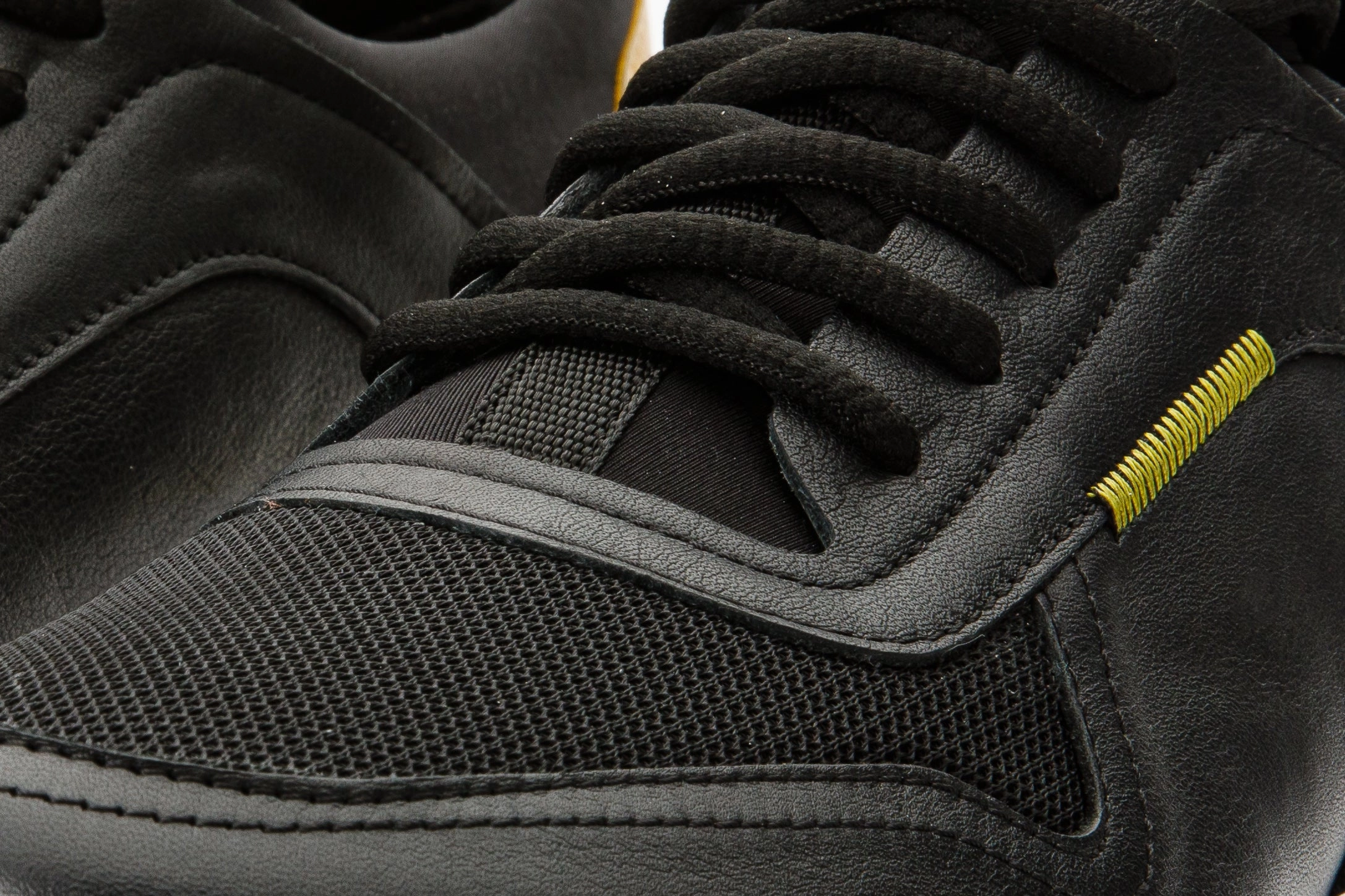 The Rakka Black & Yellow Leather Men Sneaker Final Sale!