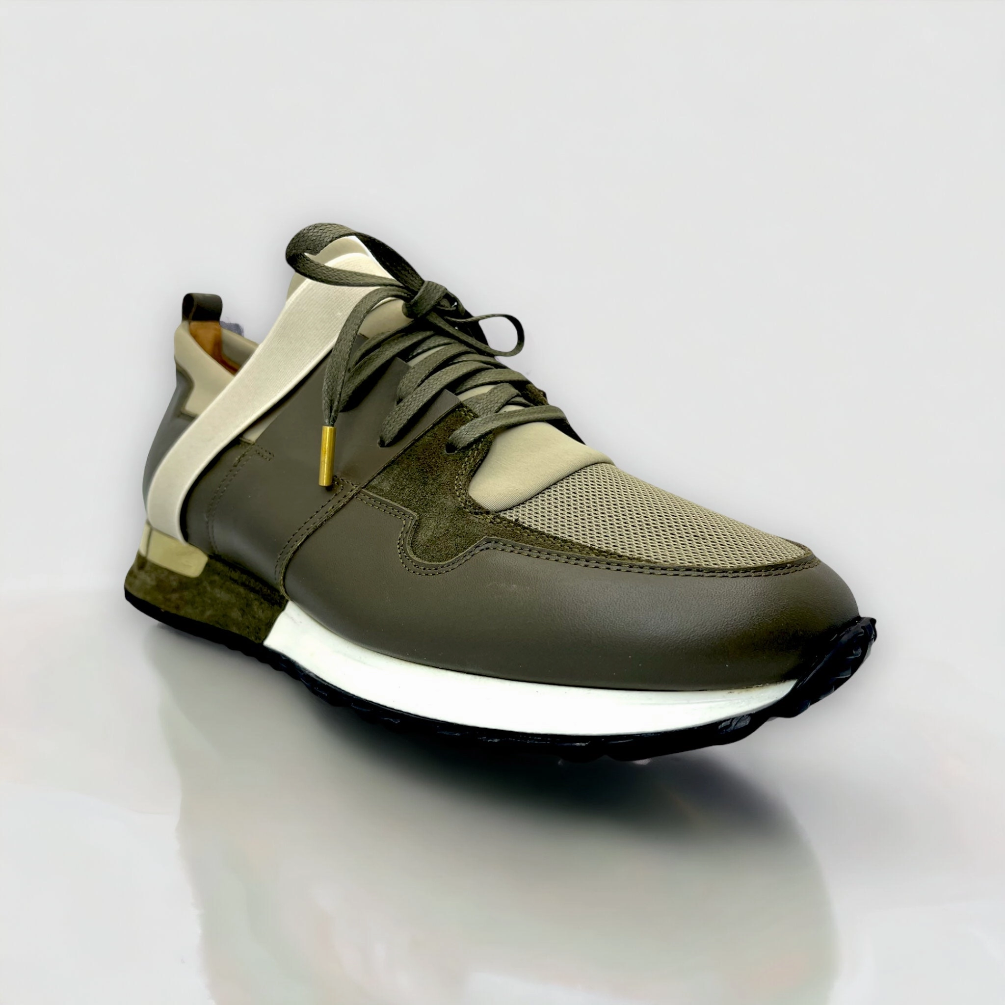 The Reno Green Leather Men Sneaker Final Sale!