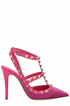 Valentino Garavani Rockstud Pointed Toe Pumps