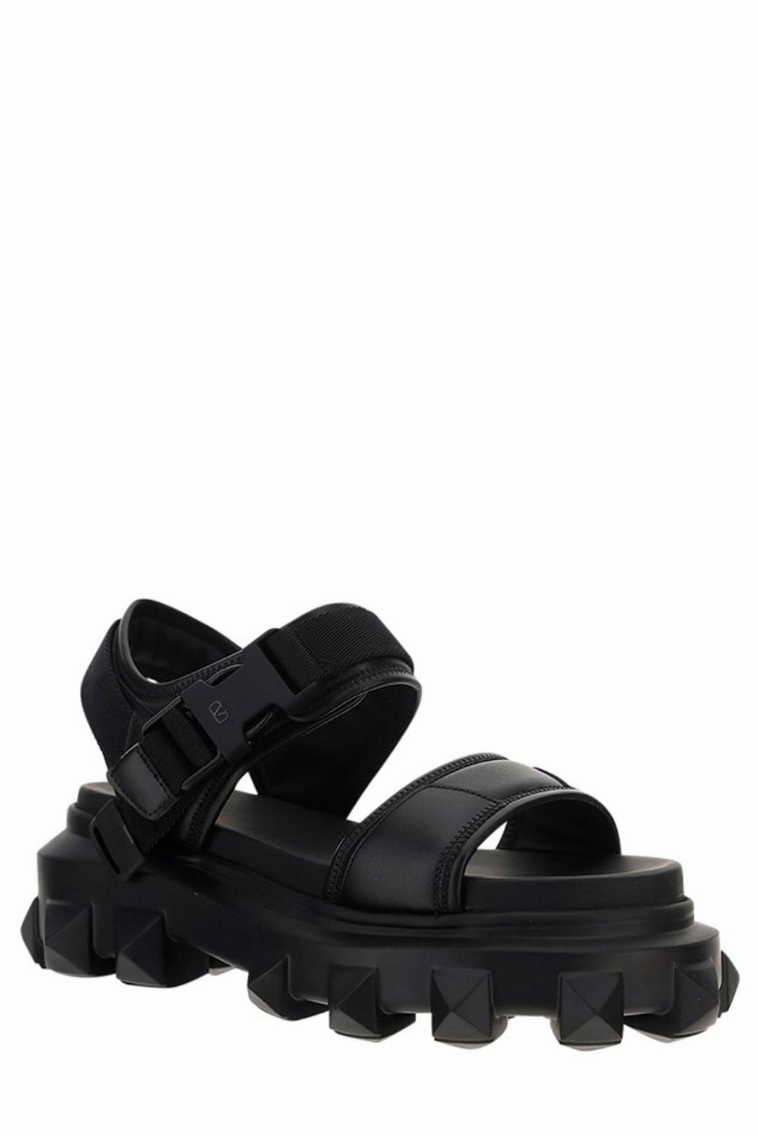 Valentino Garavani Rockstud Round Toe Sandals