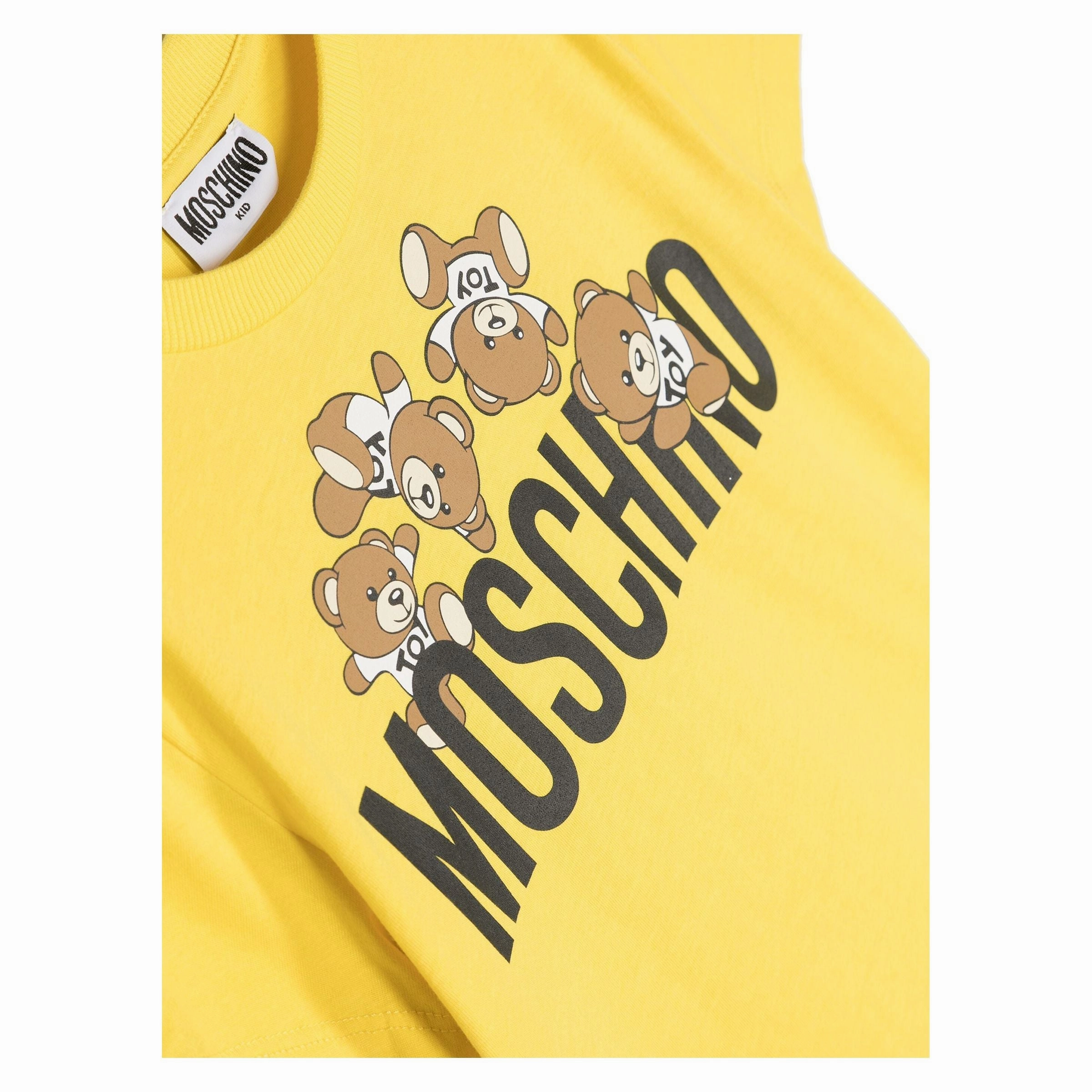 Yellow Teddy Bear Logo T-Shirt