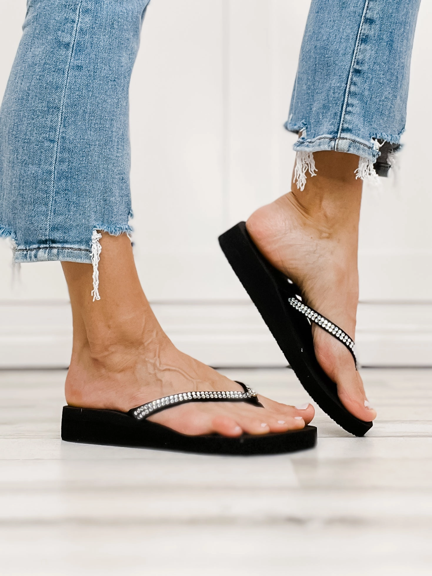 Yellowbox Jello Rhinestone Sandal in Black