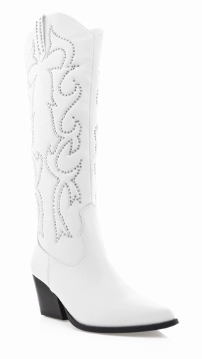 Zelma Boots - White